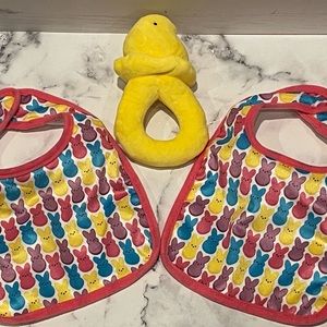 Peeps Bibs & Rattle Set